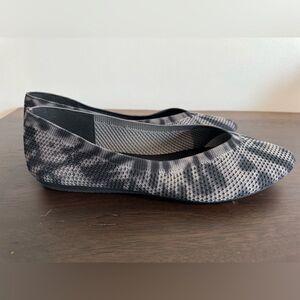 Sole Society Womens 8.5 Black Ballet Flats Breathable Work Shoes